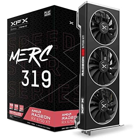 XFX Speedster MERC319 Radeon RX 6750XT Black Gaming Cover