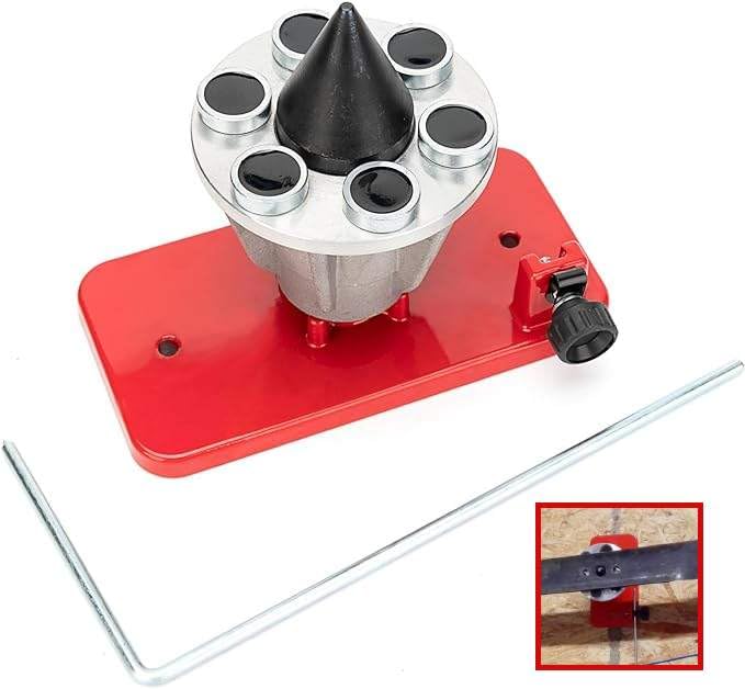 ERDLE Lawn Mower Blade Balancer Magnetic Wall Mount...