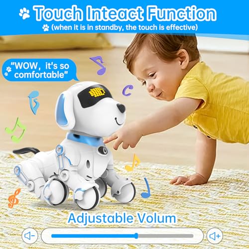 image for Dwi Dowellin Robot Dog for Kids 8-12,Remote Control Smart Robotic Dogs