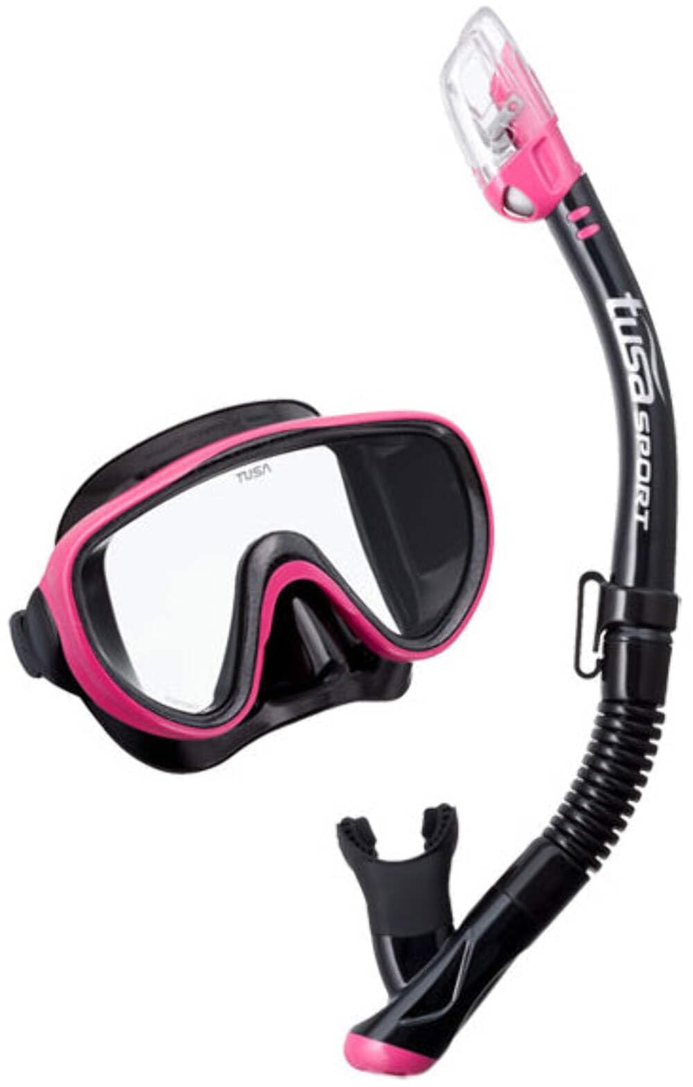 TUSA Masken Schnorchelset Mask Description Schwarz/Hot Pink