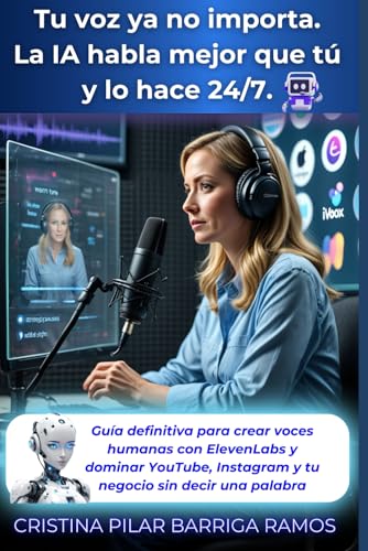 Tu Voz Ya No Importa. La IA Habla Mejor que Tú y lo Hace 24/7.: Guía Definitiva para Crear Voces Humanas con ElevenLabs y Dominar YouTube, Instagram y ... sin Decir una Palabra (Spanish Edition)