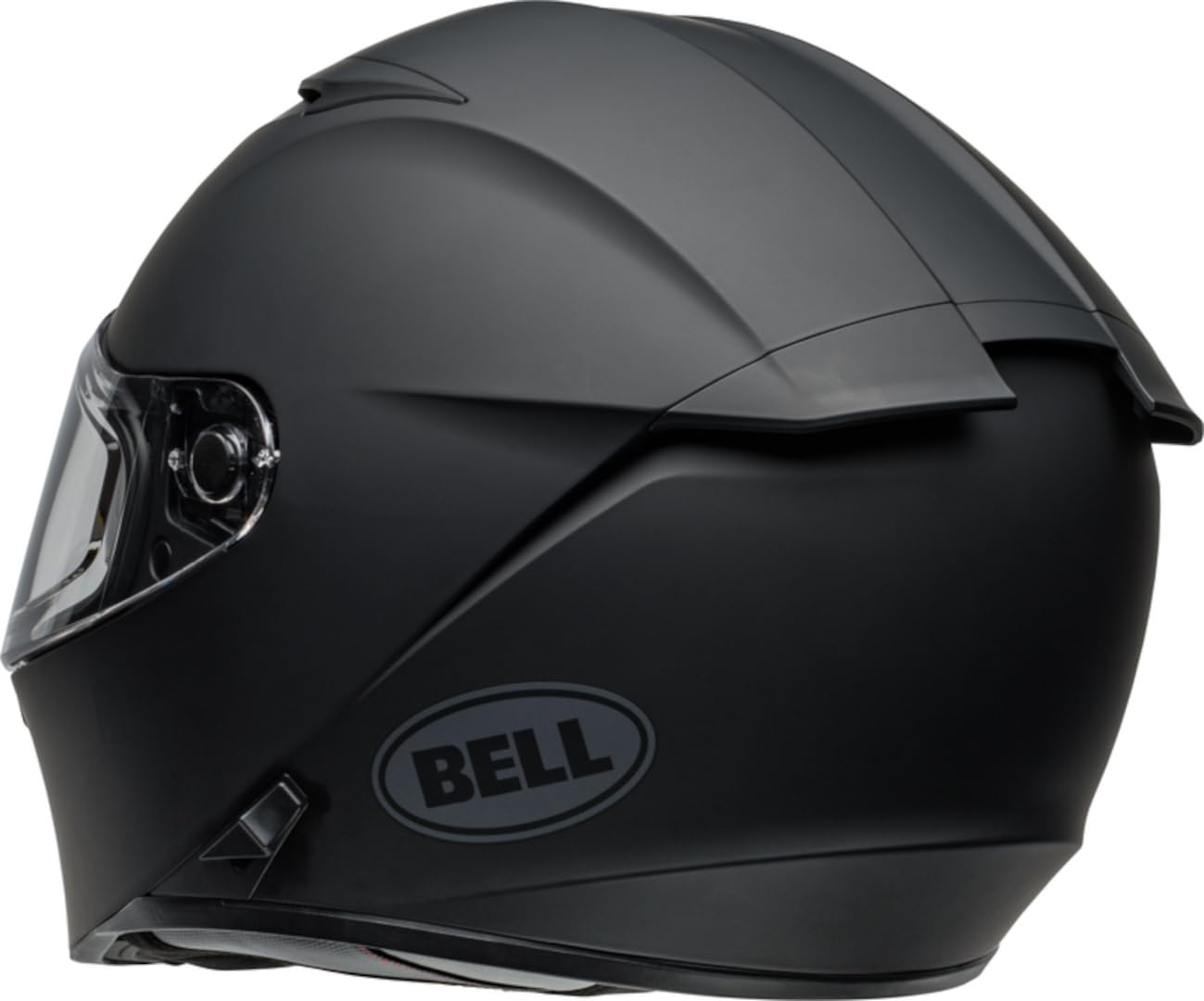 Bell Lithium Solid ECE Helm, dynamische Außenschale, integriertes Sonnenvisier, EPS mit Mehreren Dichten, Optik Klasse 1, Pinlock-kompatibel, DREI Schalengrößen, Farbe: Matte Black, Größe: XS