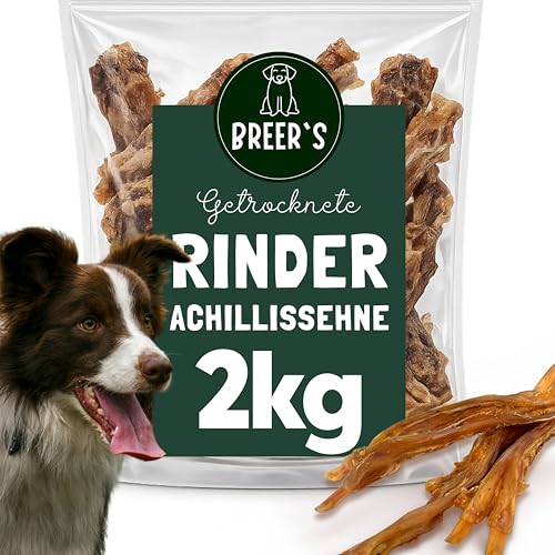 BREERs Rinderachillessehnen Hund 2 kg – Kausnack & Kauartikel Natur