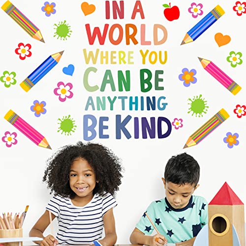 Colorful Inspirational Wall Decals For Kids Bedroom - Motvational Phrase Children Diy Wall Art Stickers For Classroom, Nursery, Playroom - Removable Positive Sayings Lettering Peel And Stick Decor #TOP2