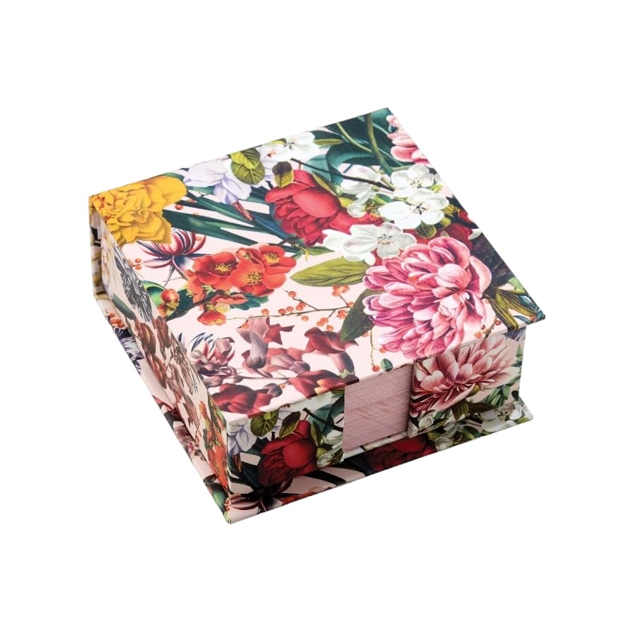 Boîte à notes motif floral l'idée cadeau idéale pour amateurs de papeterie