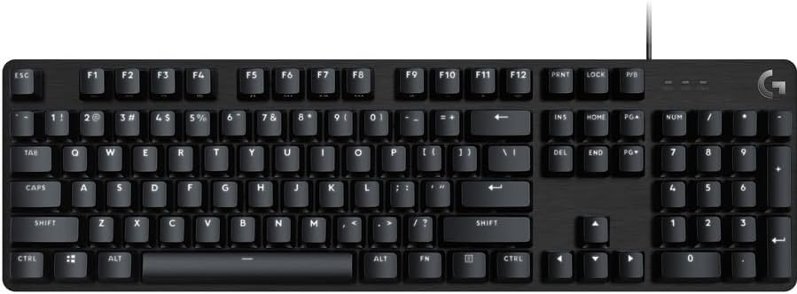 Logitech G413 SE Full-Size Mechanical Gaming Keyboard - Backlit Keyboard with Tactile Mechanical Switches, Anti-Ghosting, Compatible with Windows, macOS - Black Aluminum - Image 4