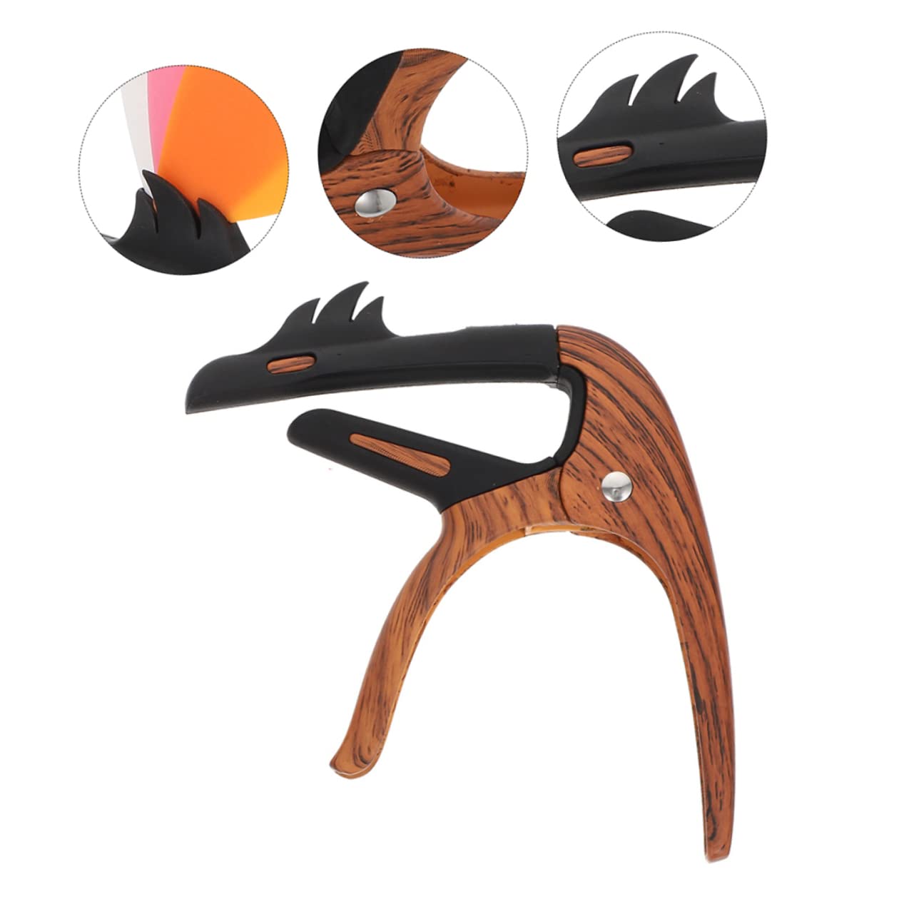 Supvox 5 Stück Clip-on-gitarren-capodaster Metallklemme Für Akustikgitarren Stimmclip Für Ukulele Feine Verarbeitung Für Profis