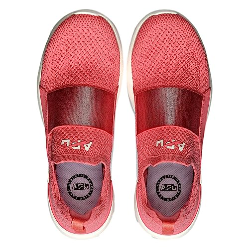Athletic Propulsion Labs Women's Techloom Bliss Shoe, Fire Coral/Ivory, 8.54