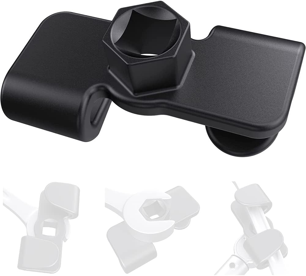 Dioche Wrench Extender 1/2 inch wrench driver black Wrench extender Wrench conversion adapter
