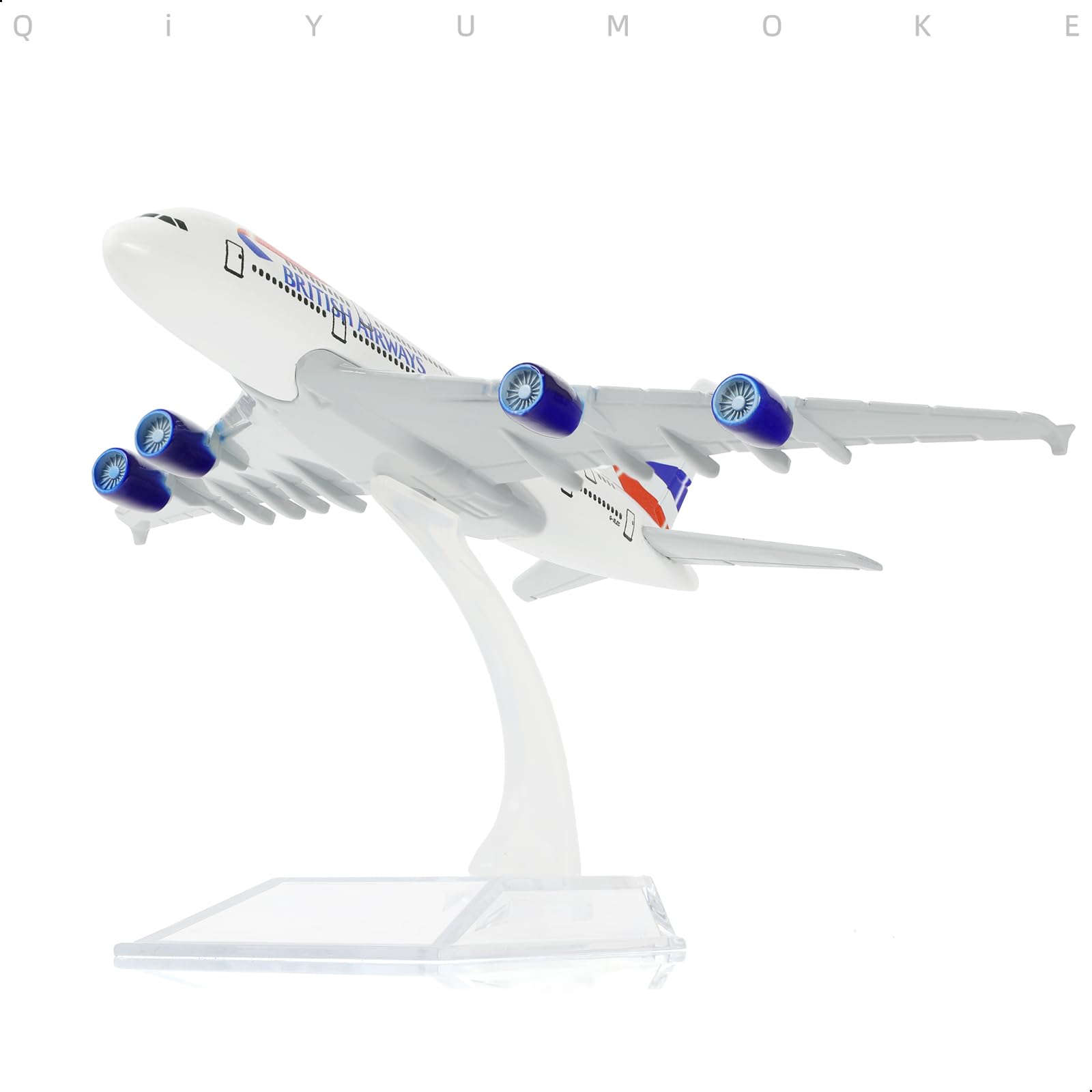 【新品】AIRBUS A380模型　1/400SCALE Amazon.com: QIYUMOKE 1/400 British A380 Model Plane Diecast