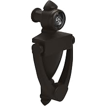 Nuk3y Door Knocker & Viewer, 9/16 in. Bore, 220-Degree View Angle 5-1/2 Height, Oiled Rubbed Bronze