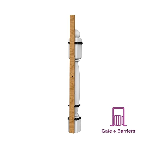 Miniatura 8 de Perma Child Safety Kit adaptador universal extra alto para puertas de bebé montadas a presión y hardware de hasta 42 pulgadas de alto, instalación