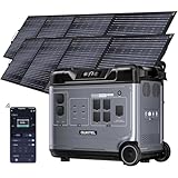 generatore camper gasolio [80% di carica in 1h – 4 Modalità di Ricarica] Generatore solare con doppia ricarica: 3200 W da rete elettrica + 1000 W solare, completamente carico in soli 1,2 ore. Supporta anche la ricarica separata tramite presa AC (2 h), presa auto o pannelli solari. Perfetto per ricaricare rapidamente a casa o in viaggio, sempre e ovunque.