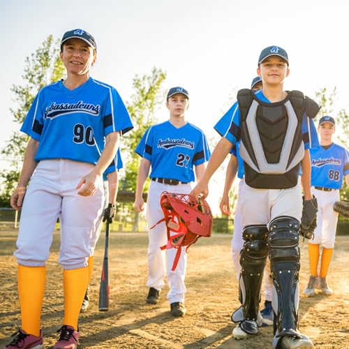 Image of Haysandy 3 Pairs Baseball Socks Bulk Softball Youth