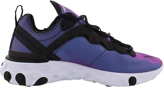 Nike Women's React Element 55 Premium Black/Volt-Coral Stardust - CD6964-002  | Sneaker District