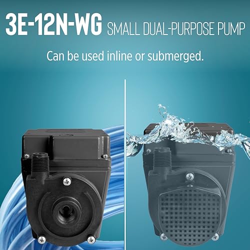 Image of Little Giant 3E-12N-WG 1155V 500 GPH Manual In-line /Submersible Pump