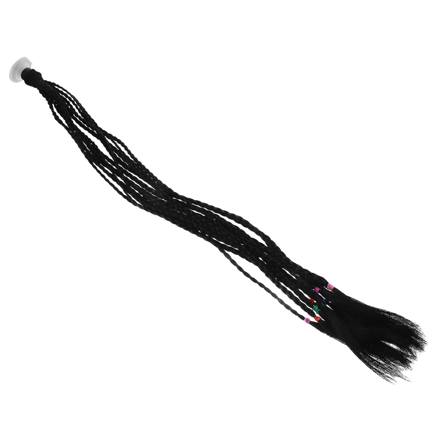 SOLUSTRE 3pièces Casque Décoratif avec Tresse De Queue De Cheval à Ventouse pour Et Ski Accessoire pour Adultes Plusieurs