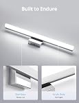Combuh LED Vanity Lights 24 Inch Bathroom Light Fixtures 14W IP44 Mirror Lighting Indoor Wall Lamp Modern Cool White 6000K for Washroom