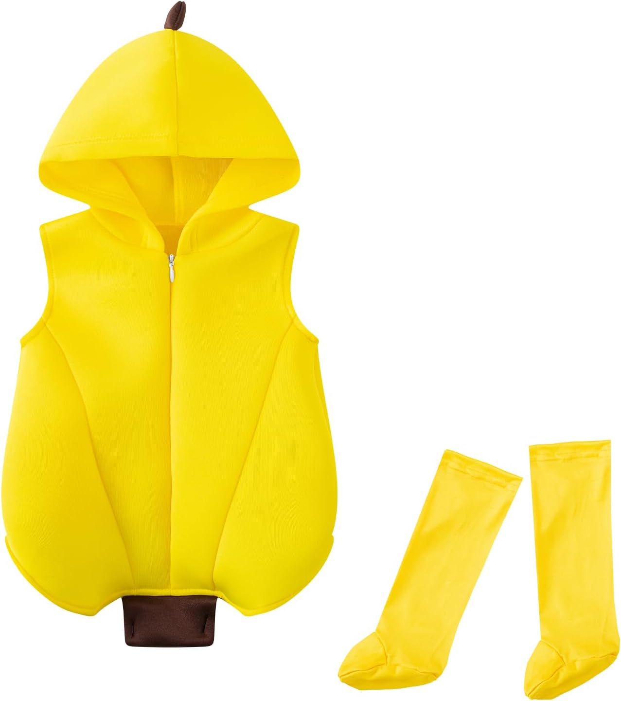 Baby Strawberry Banana Hooded Costume Halloween Fruit Outfit Bodysuit Romper