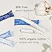 LOLA Organic Cotton Unscented Tampons, Regular Absorbency - 40 Count - Natural Ingredients, Chlorine & Toxin Free, Powerful Leak Protection - BPA Free