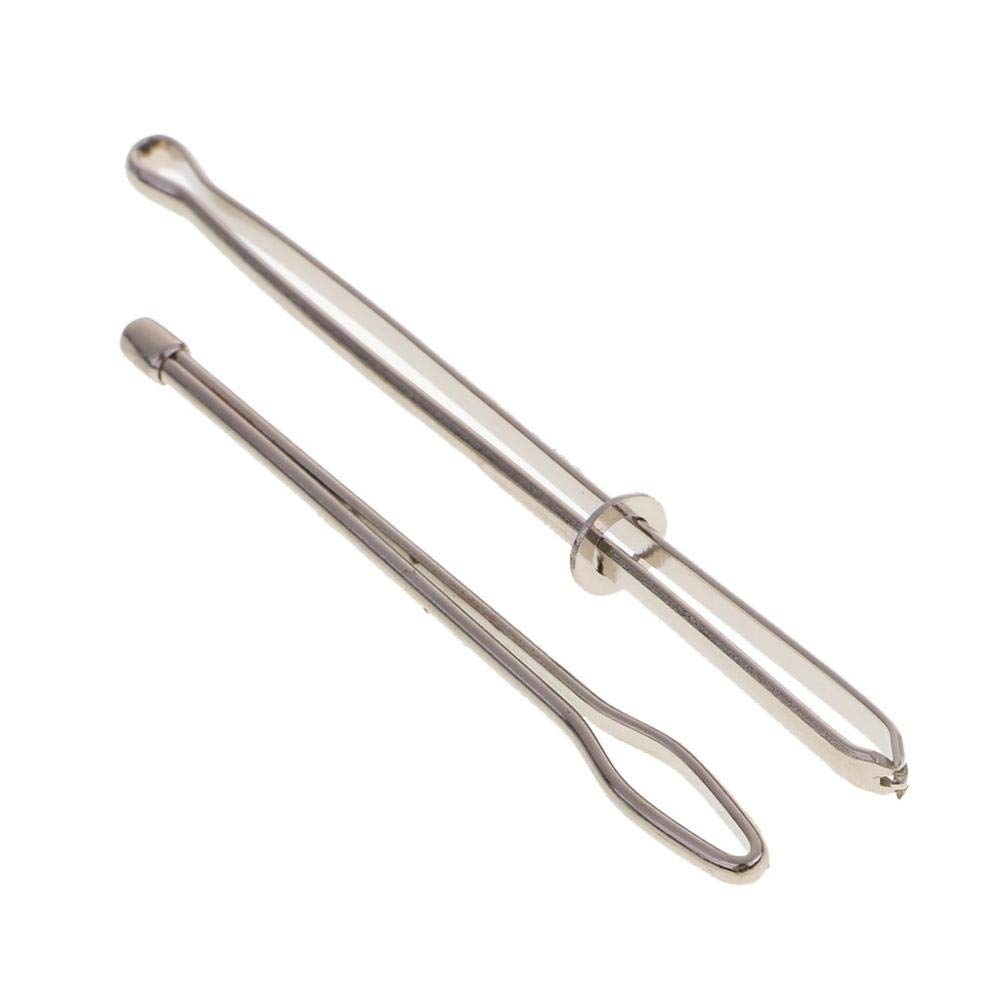 Byfri Silver 1 Set Bodkin Bodkins Long Ball Point Pinch & Thread Ribbon Elastic All