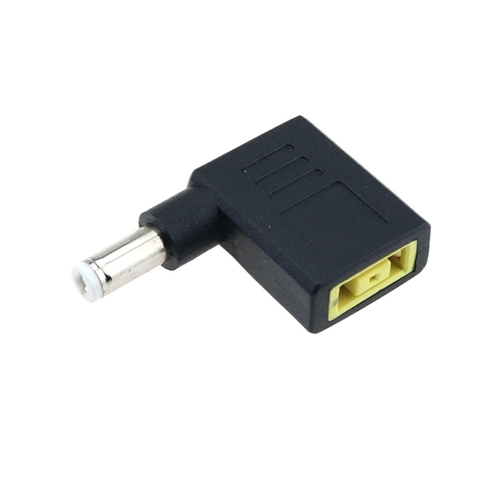DC 4,0 x 1,7 5,5 x 2,1,9 x 5,5 mm a adattatore di caricatore quadrato femmina convertitore presa portatile (5,5 x 2,1 mm, bianco)