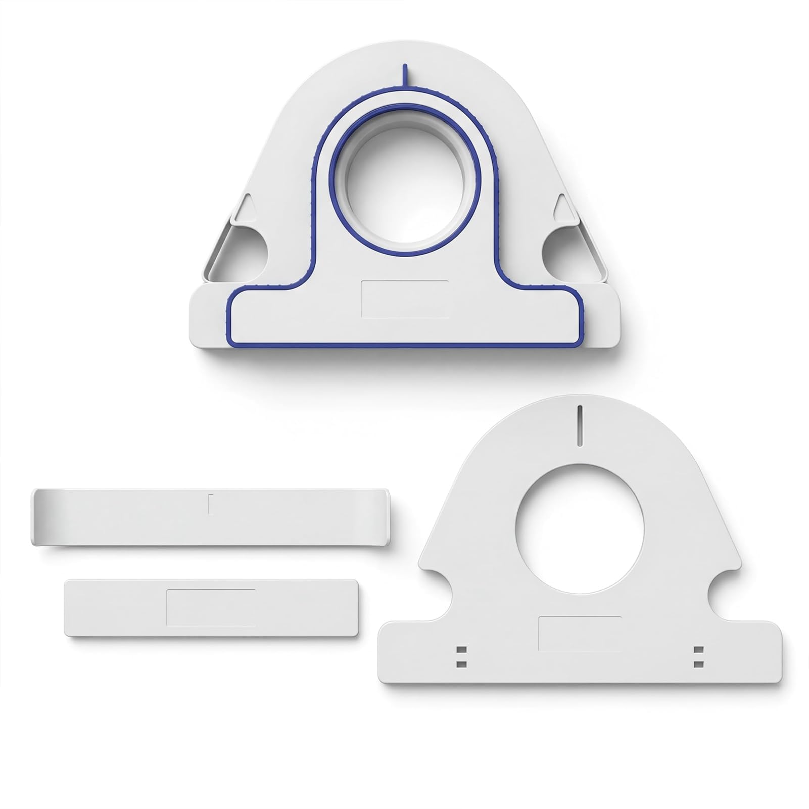 Malerband Applikator mit Integriertem Schaber 5mm Malerband Applikator, Auftragen von Abdeckband, das Speziell für Zierleisten, Wände und Böden Entwickelt Wurde (Klebebandabroller + 5*Klebeband)