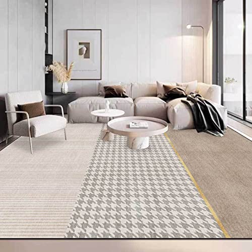 Alfombras Salón Alfombras Pelo Corto Gris De Lujo Ligero Simple Geométrico De Moda,Sala De Estar Dormitorio Estudio Mesa De Centro-160x230cm 5.2ft X 7.5ft Alfombras Salón Alfombras Pelo Corto Gris De Lujo Ligero Simple Geométrico De Moda,Sala De Estar Dormitorio Estudio Mesa De Centro-160x230cm 5.2ft X 7.5ft