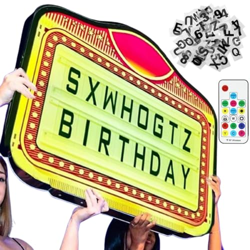 Party Essentialsbottle Service Lights Sign Display System- Instant Message Changer With 4 Sets Letters +1 Set Numbers+7 Colors,Nightclub Bottle Presenter For Home Decor, Birthday Partie