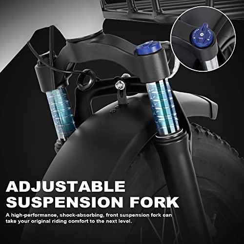 Intheair Eletric Bike, Eletric Bike For Adults, 20" X 4.0" Fat Tires Eletric Bike Ebike 750W Motor 28Mph 50Miles, Folding Ebike Foldable Adults Step-Thru Electric Bicycle, 48V 13Ah Removable Battery #TOP5