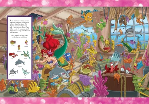 Disney Princess Cinderella, Belle, Moana, and More! - Magical Adventures Look and Find Activity Book - PI Kids - Thumbnail 4