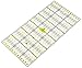 Produktbild Lialina® Transparentes Universal Patchwork-Lineal 15 x 30 cm / 2farbiger Druck cm Linien Raster 30/45/60 Grad Winkel-Maße/Papier + Stoff exakt mit Rollschneider zuschneiden