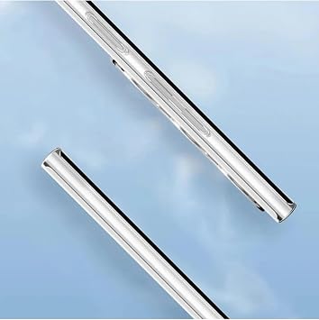 Case Compatible with Coverzone Samsung Galaxy S24 Ultra Transparent Clear GlassElegance TPU Full Protection Back Cover Transparent Color
