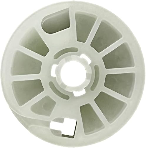 Miniatura 4 de 4 piezas de carrete de engranaje de tambor para regulador de ventana, engranaje de piñón de regulador de vidrio compatible con Kia Optima 2016 2017