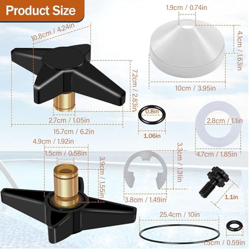 CX900D CX900A CX900G Kit de Botão de Filtro para Piscina Peças de Reposição Botão de Travamento para