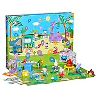 PEPPA PIG George's Party Advent Calendar with 24 Surprise Toys and Stickers Including 5 Figures, Preschool Toys for Girls and Boys 3 and Up (Amazon Exclusive)