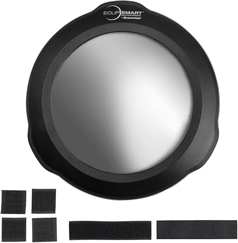 Celestron 94243 EclipSmart - Filtro para telescopio de eclipse solar, cumple con ISO 12312-2, ajuste seguro con película solar segura, funciona con