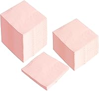 Vista 11 de 300 paquetes de servilletas de cóctel de 2 capas, servilletas de postre plegadas de 5 x 5 pulgadas, servilletas desechables para cena, boda