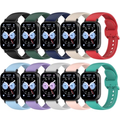 Z.DuDuZAZA�o���h Xiaomi Redmi Watch 5 Lite�X�g���b�v ���f�B�[�X �����Y �\�t�g�V���R���X�g���b�v �����p���X�g�o���h Xiaomi Watch 5 Active/5 Lite�X�}�[�g�E�H�b�`�o���h 10�p�b�N