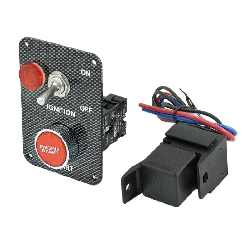 Interrupteur à bascule 12V et bouton poussoir de démarrage moteur avec relais pour camion