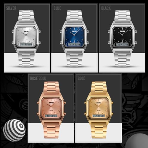 Image of Gosasa Big Face Men Digital Sports Watch Water Resistant Outdoor Easy Read Military Back Light Black Watch