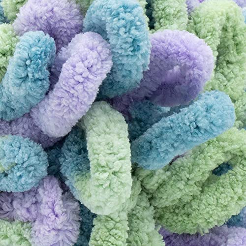 Image of Lion Brand Yarn Off The Hook Yarn for Knitting and Crocheting, Voyage, 1 Pack