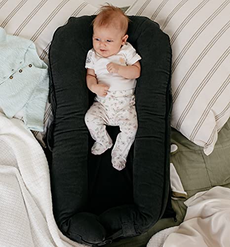 Image of Lounger Cover by Sofia Amber – Cover ONLY for DockAToT and Sleepyhead Deluxe + Docks - Baby nest Sleep Pod Replacement Extra Cover - Emerald