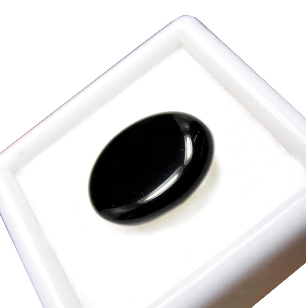 Top Quality 8.50 Carat 9.25 Ratti Natural Black Hakik Sulemani Gemstone Original Certified Excellent Precious Kala Akik Stone (A298)