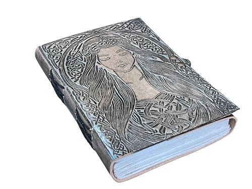 Livre d'ombres en cuir cadeau mystique déesse celtique wicca