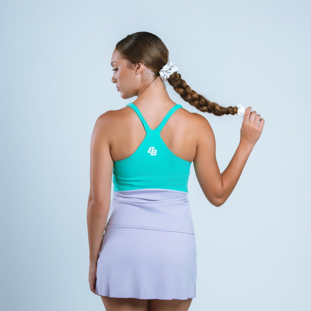 BB by Presepe Berbel Maglia Sportiva con Cerniera - Abbigliamento per Pádel, Tennis e Pickleball - Tessuto Tecnico Bi-Stretch UV50+ - Catania Water Green - Taglie S a L - Asciugatura Rapida SS26 Pista