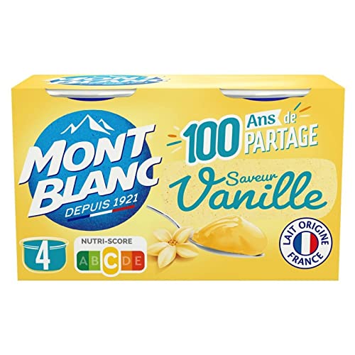 Mont Blanc – Vainilla 4 x 125 g – Pack de 3