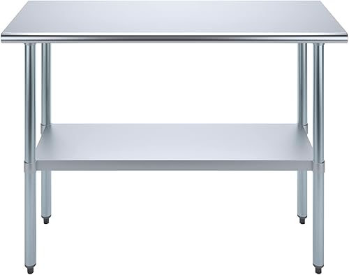 Miniatura 4 de Mesa de trabajo de acero inoxidable, mesa de metal