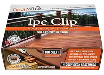 Ipe Clip Extreme S Hidden Deck Fastener Short Brown - 175 ct.