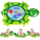 【6 juguetes de animales flotantes EVA 】- Nuestro cojín de agua incluye 6 animales flotantes EVA, el diseño único del mundo marino brillante, 6 criaturas marinas flotantes (tiburones, pulpos, ballenas ...) , su bebé intentará atrapar y acariciar hermosos juguetes flotantes, esto definitivamente atraerá su atención y les permitirá disfrutar del colchón de agua durante mucho tiempo.